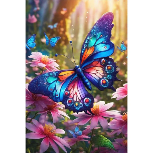 Elegant Butterfly Acrylic Painting